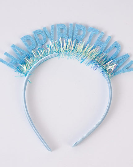 Coronita Decorativa pentru Petreceri, Tema Aniversare, Model Happy Birthday, Marime Universala