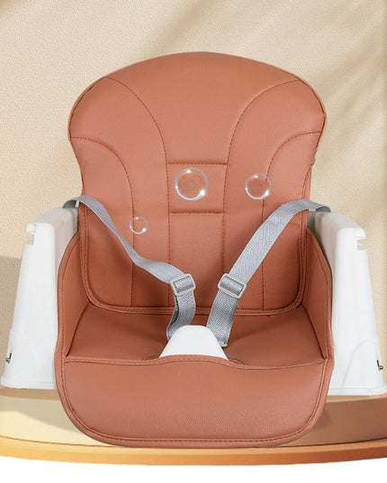 Scaun de Masa Pliabil 3in1, Reglabil, Multifunctional, 3 Pozitii, Masuta si Husa Detasabile, Roti, Centura de Siguranta, Ajustare Inaltime