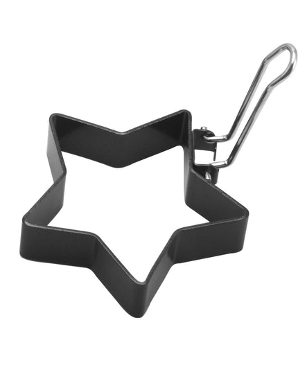 4 forme pentru ou din otel, strat antiaderent, diametru , cu maner din ABS