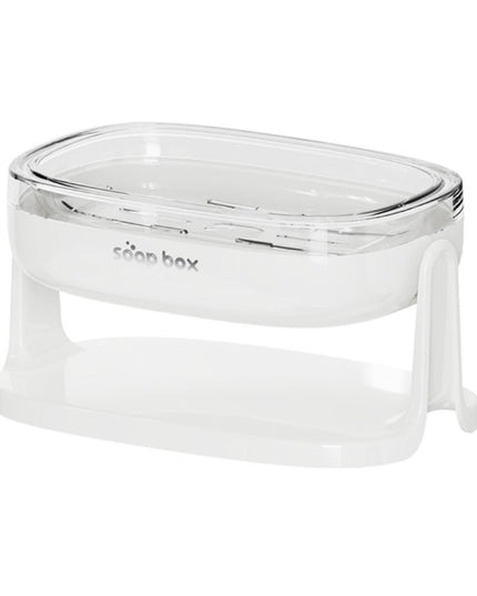 Savoniera cu Suport 1, Pentru Perete sau Blat, PET, Scurgere Optima