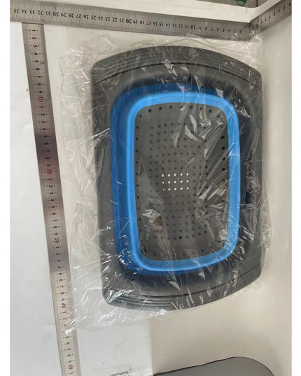 Cos de Scurgere Retractabil pentru Chiuveta, cu Filtru, pentru Fructe si Legume, de Uz Casnic,Design Extensibil pana la , cu Manere de Prindere