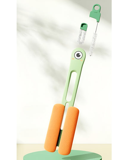 Perie de Curatat Pahare, Cani, Sticle, cu Maner Lung si Burete, Accesorii pentru Spalarea Paielor si Capacelor, usor de Agatat, 27.5x11.4x6cm