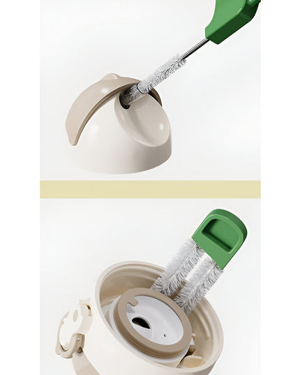 Perie de Curatat Pahare, Cani, Sticle, cu Maner Lung si Burete, Accesorii pentru Spalarea Paielor si Capacelor, usor de Agatat, 27.5x11.4x6cm