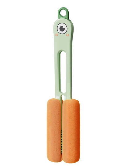 Perie de Curatat Pahare, Cani, Sticle, cu Maner Lung si Burete, Accesorii pentru Spalarea Paielor si Capacelor, usor de Agatat, 27.5x11.4x6cm