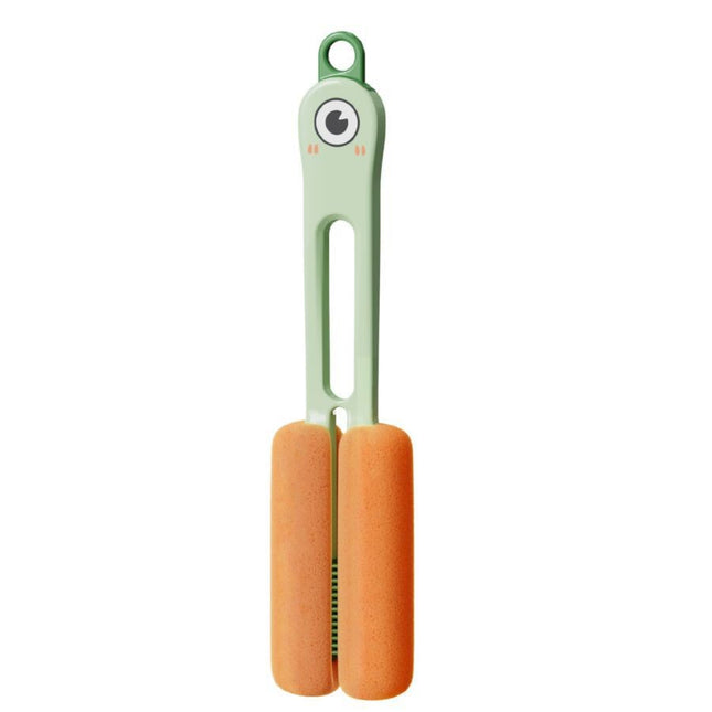Perie de Curatat Pahare, Cani, Sticle, cu Maner Lung si Burete, Accesorii pentru Spalarea Paielor si Capacelor, usor de Agatat, 27.5x11.4x6cm