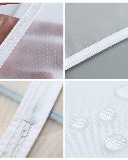 5 Huse de Depozitare cu Fermoar, pentru Haine, de Protectie, pentru Voiaj, Netesut, Rezistent la Praf