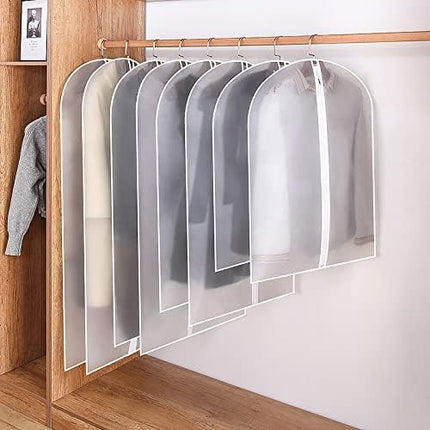 Set 5 Huse de Depozitare cu Fermoar, pentru Haine, de Protectie, pentru Voiaj, Netesut, Rezistent la Praf, 60x100 cm, -