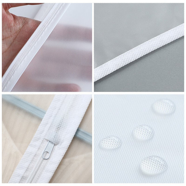 5 Husa de Depozitare cu Fermoar, pentru Haine, de Protectie, pentru Voiaj, Netesut, Rezistent la Praf