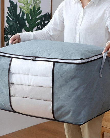 Husa de Depozitare, Intrebuintare Multipla, Pliabila, cu Fermoar Bidirectional si Fereastra Laterala Transparenta, Lavabila