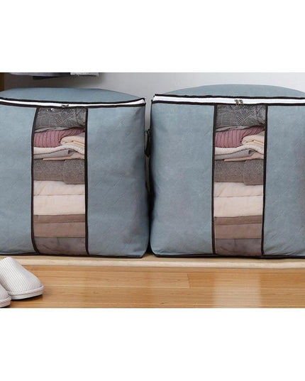 Husa de Depozitare, Intrebuintare Multipla, Pliabila, cu Fermoar Bidirectional si Fereastra Laterala Transparenta, Lavabila