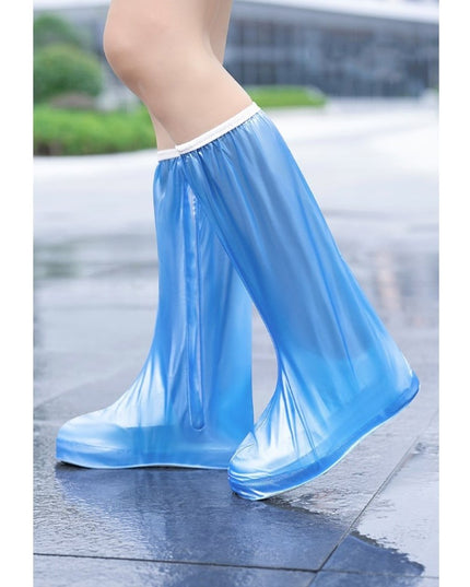 Protectie Incaltaminte pentru Ploaie si Noroi, Impermeabila, Talpa Antiderapanta, cu Fermoar si Capsa, Inaltime , Marime XXL 42-43