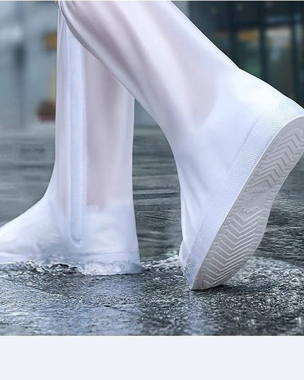 Protectie Incaltaminte pentru Ploaie si Noroi, Impermeabila, Talpa Antiderapanta, cu Fermoar si Capsa, Inaltime , Marime XXL 42-43