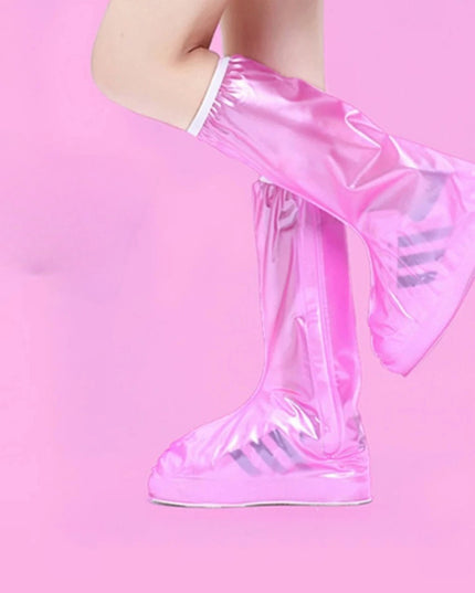 Protectie Incaltaminte pentru Ploaie si Noroi, Impermeabila, Talpa Antiderapanta, cu Fermoar si Capsa, Inaltime , Marime S 34-35