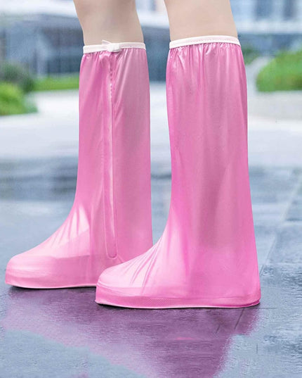 Protectie Incaltaminte pentru Ploaie si Noroi, Impermeabila, Talpa Antiderapanta, cu Fermoar si Capsa, Inaltime , Marime S 34-35