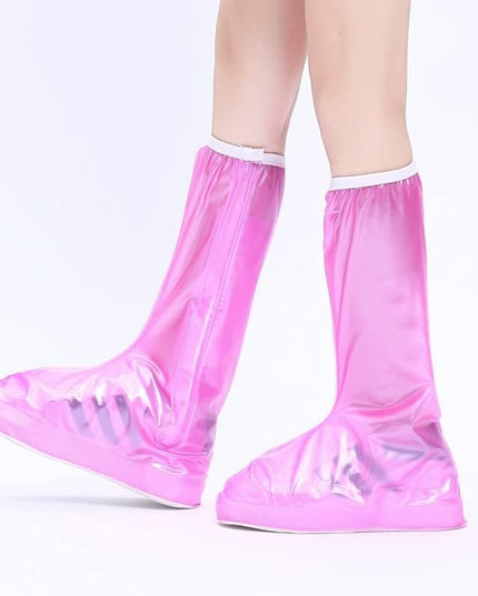 Protectie Incaltaminte pentru Ploaie si Noroi, Impermeabila, Talpa Antiderapanta, cu Fermoar si Capsa, Inaltime , Marime M 36-37