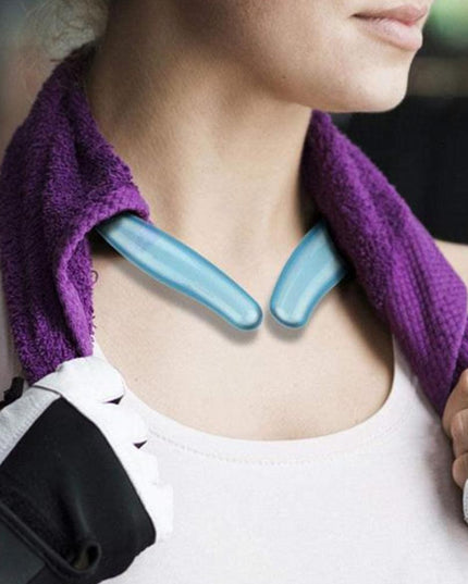 Dispozitiv De Racorire Tip Guler, Pentru Scaderea Temperaturii Corpului, Cu Racire Rapida, Reutilizabil, Non-Toxic, TPU, Diametru de