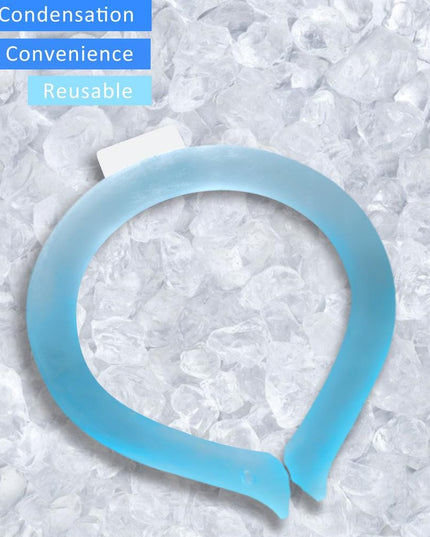 Dispozitiv De Racorire Tip Guler, Pentru Scaderea Temperaturii Corpului, Cu Racire Rapida, Reutilizabil, Non-Toxic, TPU, Diametru de