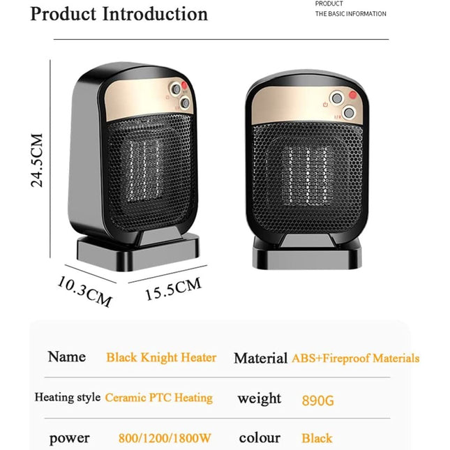 Radiator electric vertical mic incalzitor cu 3 trepte de putere , 1800w