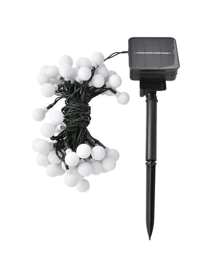 Instalatie Craciun, 12 metri, 100 de LED-uri cu ornament tip Bulb, 8 jocuri de lumini