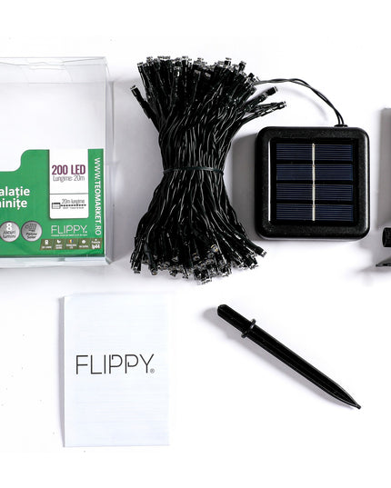 Instalatie Craciun, 20 metri, 200 de LED-uri