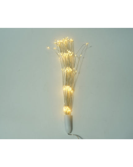 Instalatie Craciun, 200 LED-uri, Telecomanda 8 functii, Incarcare Solara, Explozie Fireworks, Fir Cupru, interior/exterior