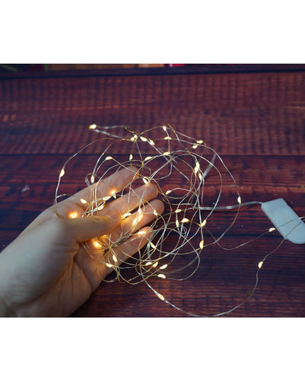 Instalatie Craciun, Liniara,Baterii, 30 LED-uri