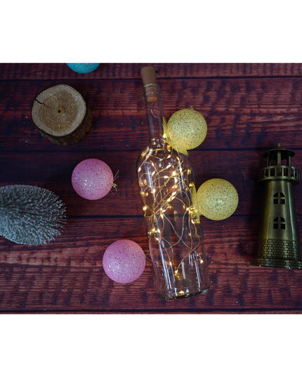 Instalatie Craciun, Liniara, 3 metri, Baterii, 30 LED-uri