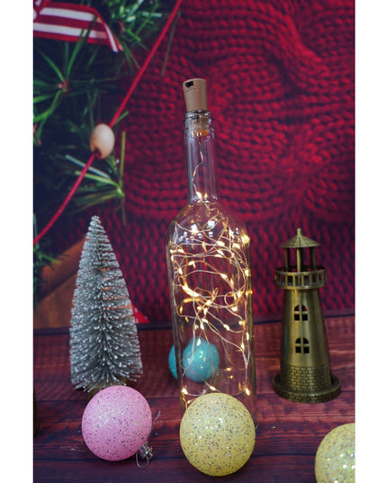 Instalatie Craciun, Liniara, 3 metri, Baterii, 30 LED-uri