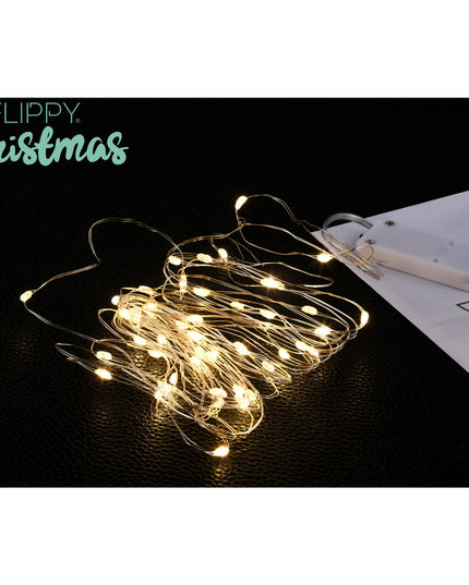 Instalatie Craciun, Liniara,Baterii, 30 LED-uri