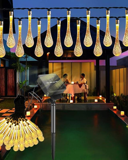 Instalatie Craciun, Tip Picaturi de apa, 20 Led-uri, 5 metri