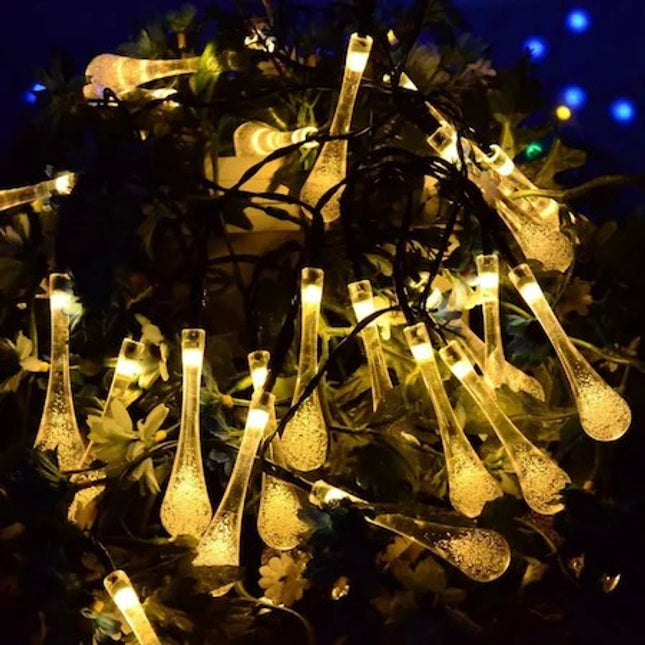 Instalatie Craciun, Tip Picaturi de apa, 20 Led-uri, 5 metri