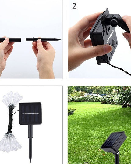 Instalatie Craciun, Tip Picaturi de apa, 20 Led-uri, 5 metri