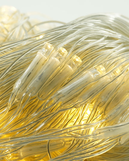 Instalatie Craciun Yoto, Tip Plasa, x , 160 LED-uri, Prelungitor , 8 Jocuri de Lumini, Interconectabila, Fir