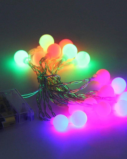 Instalatie de Craciun cu Baterii 20 LED -uri Globuri