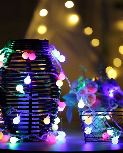 Instalatie de Craciun cu Baterii 20 LED -uri Globuri