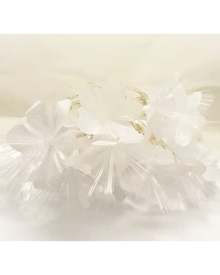 Instalatie de Craciun cu Baterii 20 LED -uri Fibra Optica Flori