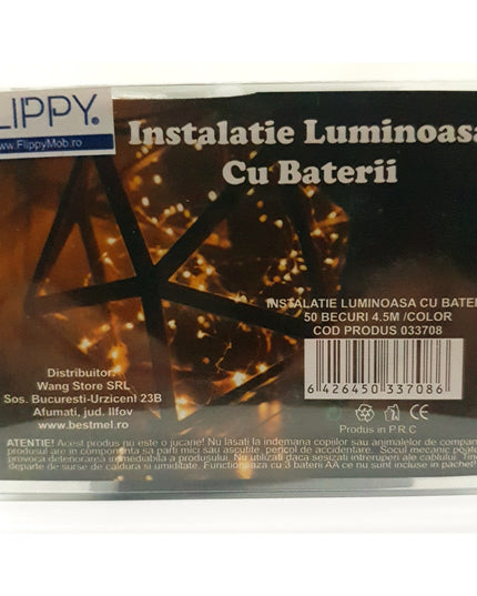 Instalatie de Craciun cu Baterii Fir