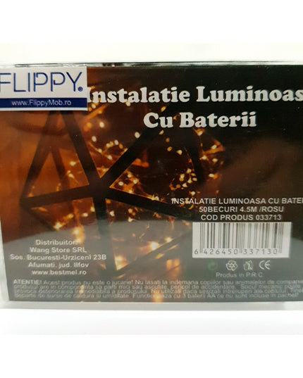 Instalatie de Craciun cu Baterii Fir