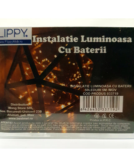 Instalatie de Craciun cu Baterii Fir