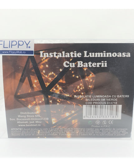 Instalatie de Craciun cu Baterii Fir