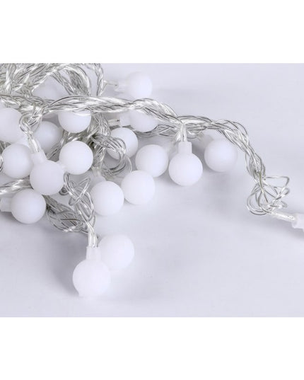 Instalatie de Craciun cu Baterii Tip Franjuri / 60 LED -uri