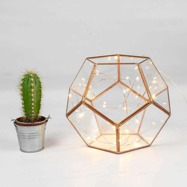 Instalatie de Craciun cu Baterii Tip Liniar, 2 jocuri de lumini, Fir Cupru 100 LED -uri