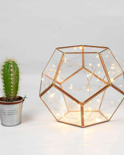 Instalatie de Craciun cu Baterii Tip Liniar, 2 jocuri de lumini, Fir Cupru 100 LED -uri