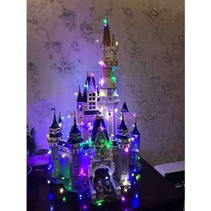 Instalatie de Craciun cu Baterii Tip Liniar, 2 jocuri de lumini, Fir Cupru 100 LED -uri