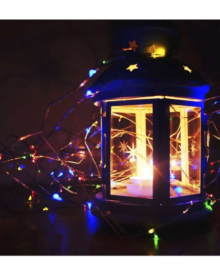 Instalatie de Craciun, Liniara,Baterii, 200 LED-uri