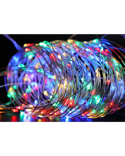 Instalatie de Craciun, Liniara,Baterii, 200 LED-uri