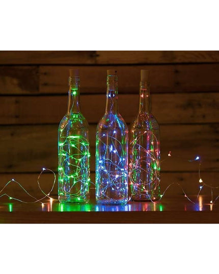 Instalatie de Craciun, Liniara,Baterii, 30 LED-uri, 2 Jocuri de Lumini, Fir Cupru