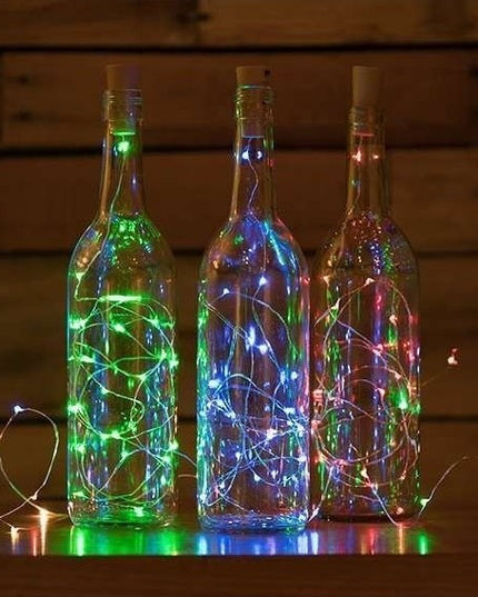 Instalatie de Craciun, Liniara,Baterii, 30 LED-uri, 2 Jocuri de Lumini, Fir Cupru