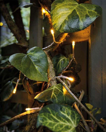 Instalatie de Craciun cu Baterii Tip Liniar, 2 jocuri de lumini, Fir