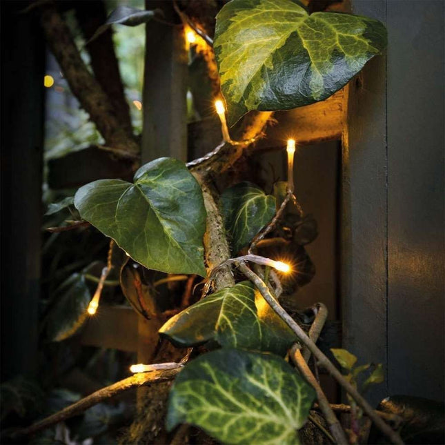 Instalatie de Craciun cu Baterii Tip Liniar, 2 jocuri de lumini, Fir